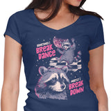 Sometimes I Break Dance - Women's V-Neck