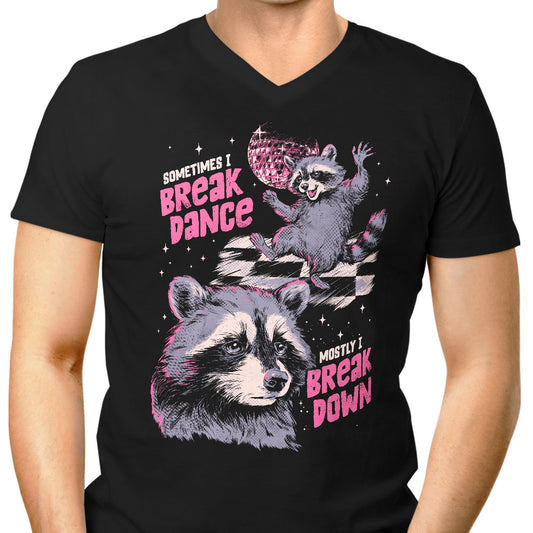 Sometimes I Break Dance - Men's V-Neck