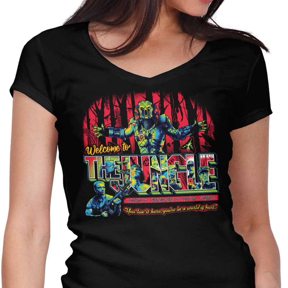 Somewhere in Central America - Women's V-Neck