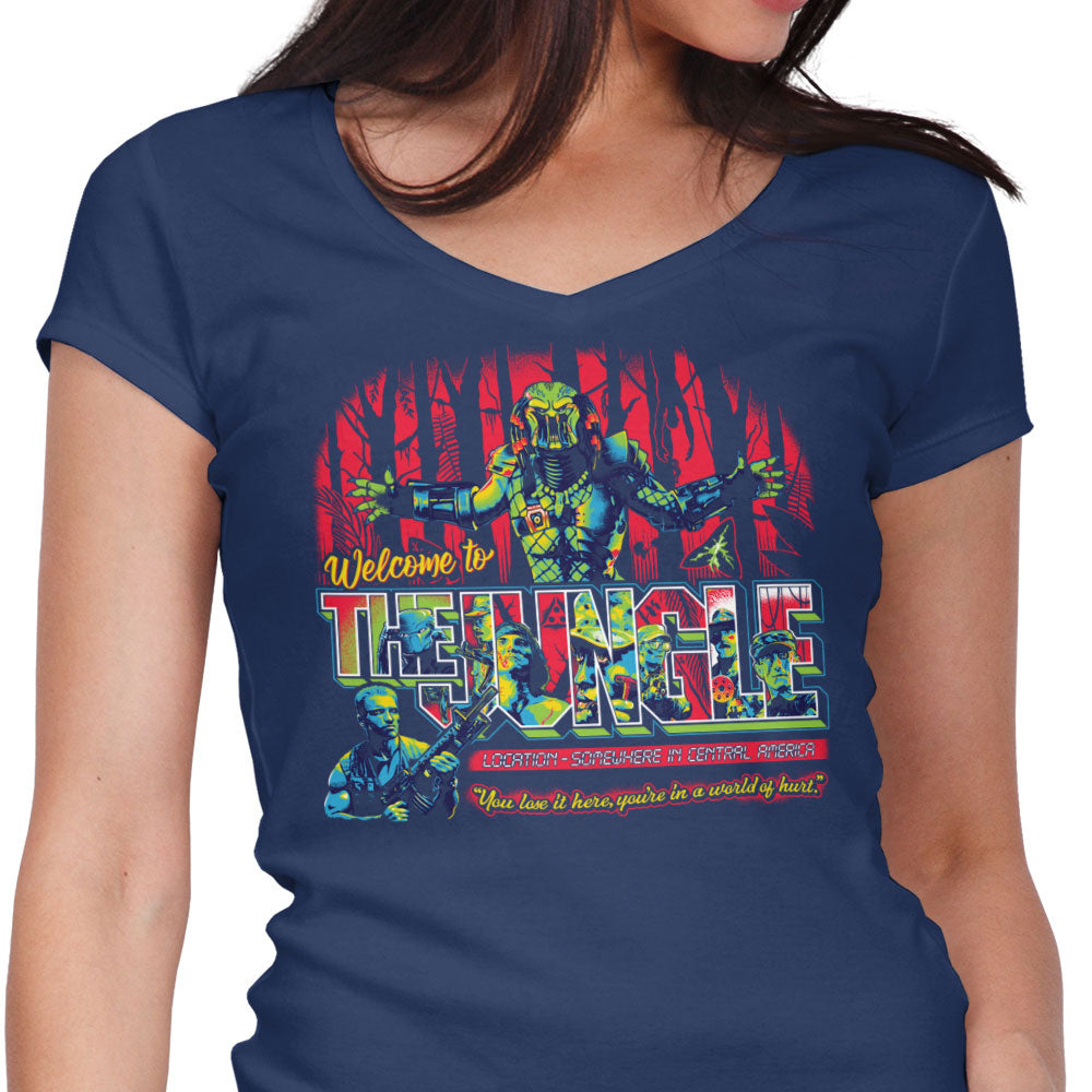 Somewhere in Central America - Women's V-Neck