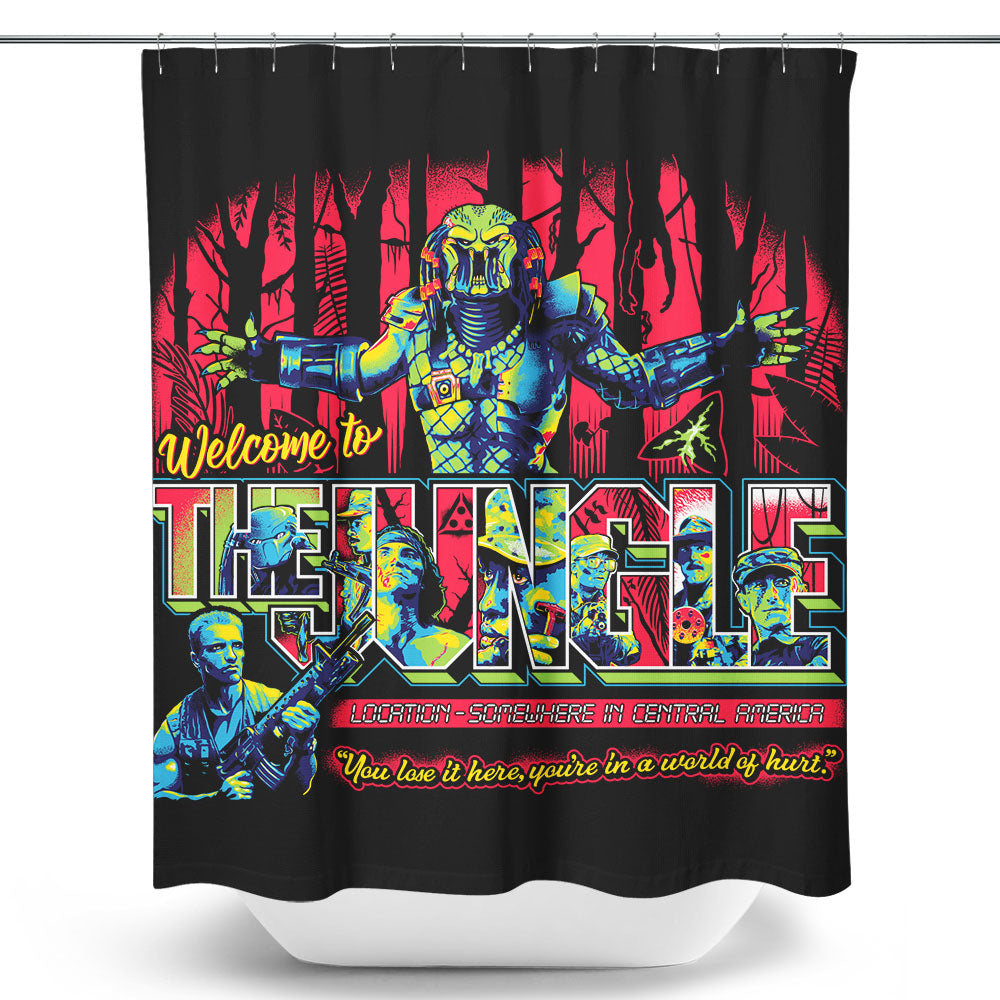 Somewhere in Central America - Shower Curtain