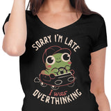 Sorry I'm Late - Women's V-Neck