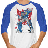 Sound Sumi-e - 3/4 Sleeve Raglan T-Shirt