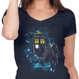 Space and Time Traveler - Women's V-Neck