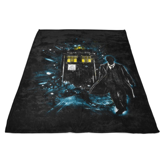 Space and Time Traveler - Fleece Blanket