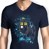Space and Time Traveler - Men's V-Neck