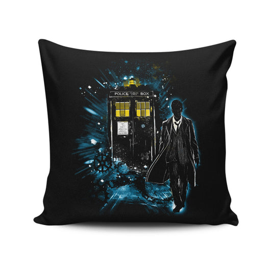 Space and Time Traveler - Throw Pillow