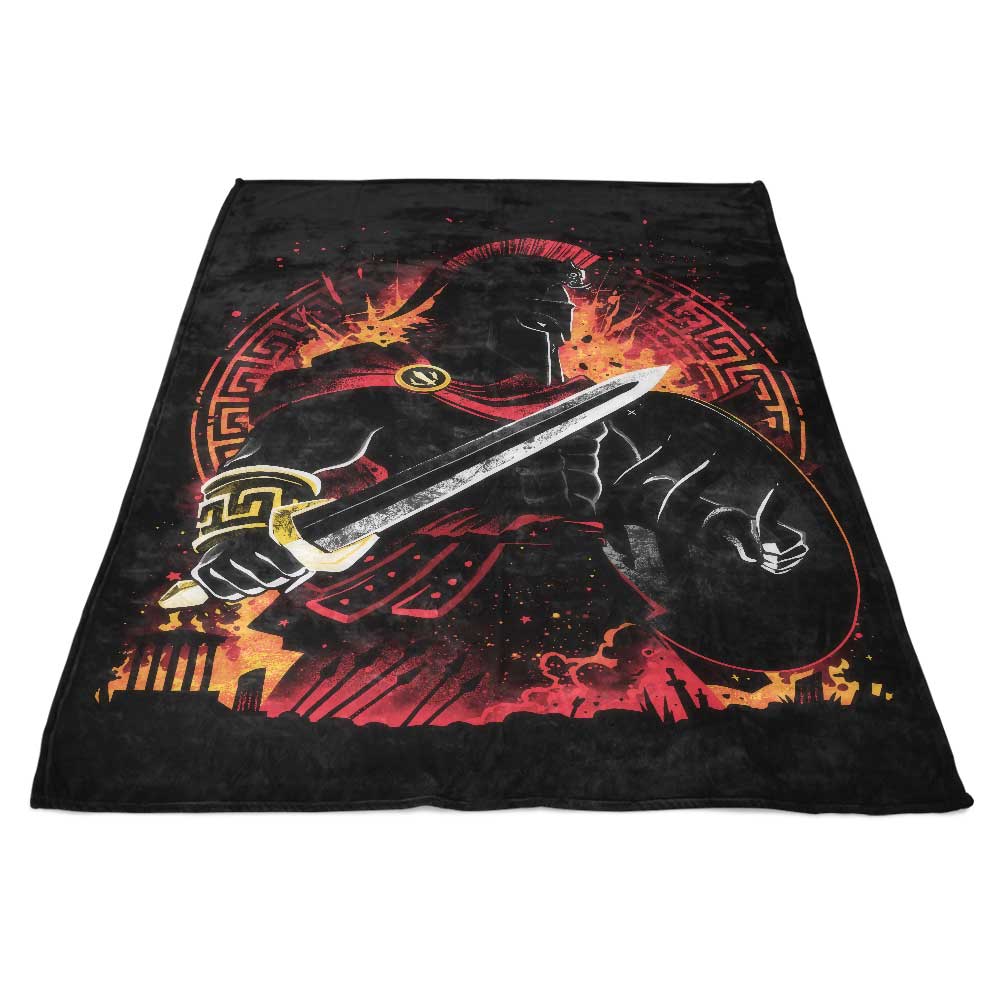 Spartan Fury - Fleece Blanket