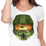 Spartan Silhouette - Women's V-Neck