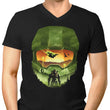 Spartan Silhouette - Men's V-Neck