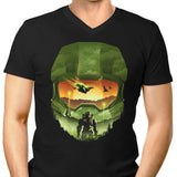 Spartan Silhouette - Men's V-Neck
