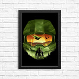 Spartan Silhouette - Posters & Prints