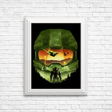 Spartan Silhouette - Posters & Prints