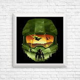 Spartan Silhouette - Posters & Prints