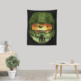 Spartan Silhouette - Wall Tapestry