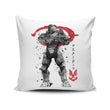 Spartan Sumi-e - Throw Pillow