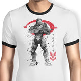 Spartan Sumi-e - Ringer T-Shirt