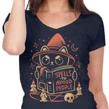 Spells to Avoid People - Women's V-Neck