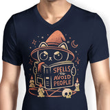 Spells to Avoid People - Men's V-Neck