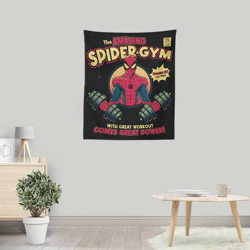 Spider Gym - Wall Tapestry