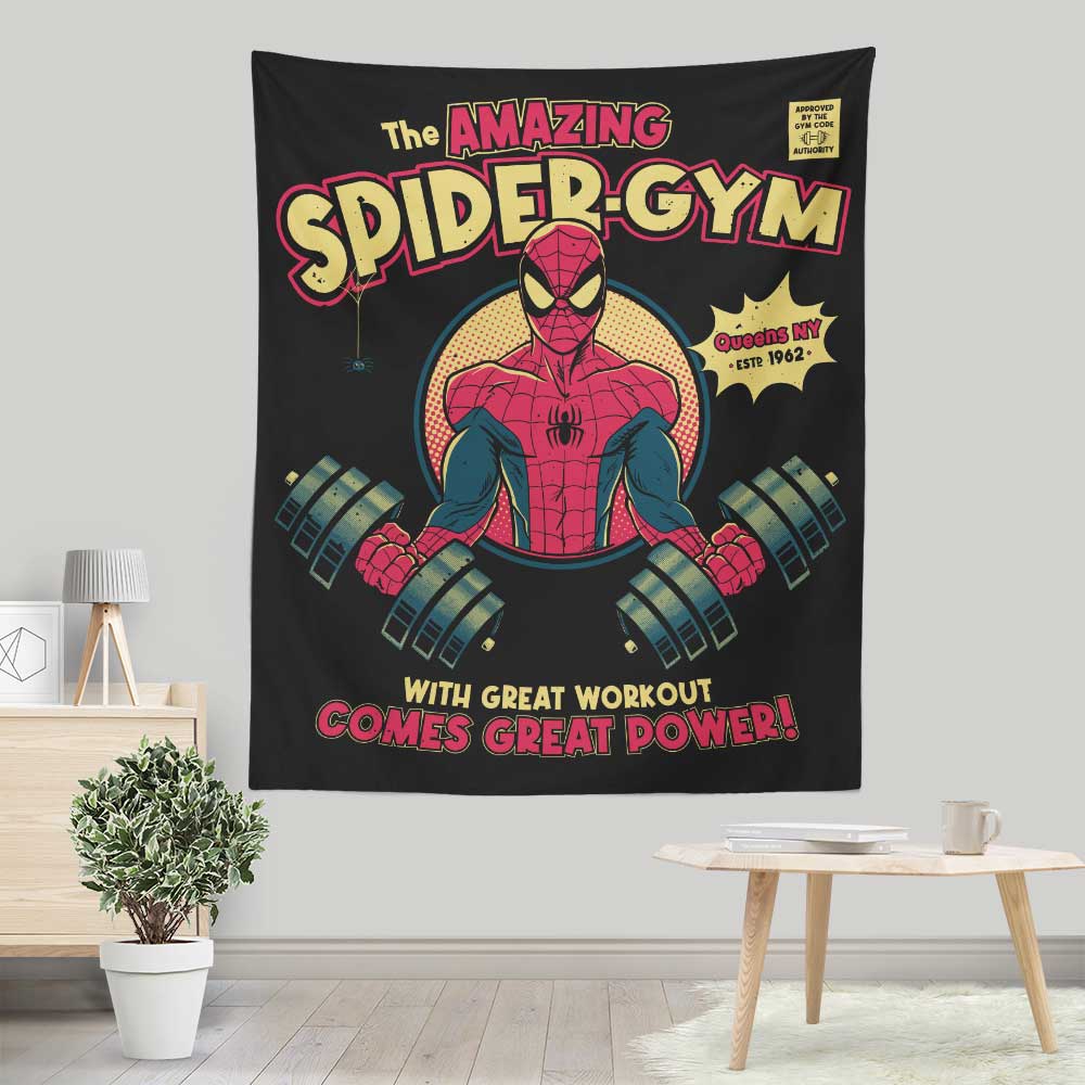 Spider Gym - Wall Tapestry