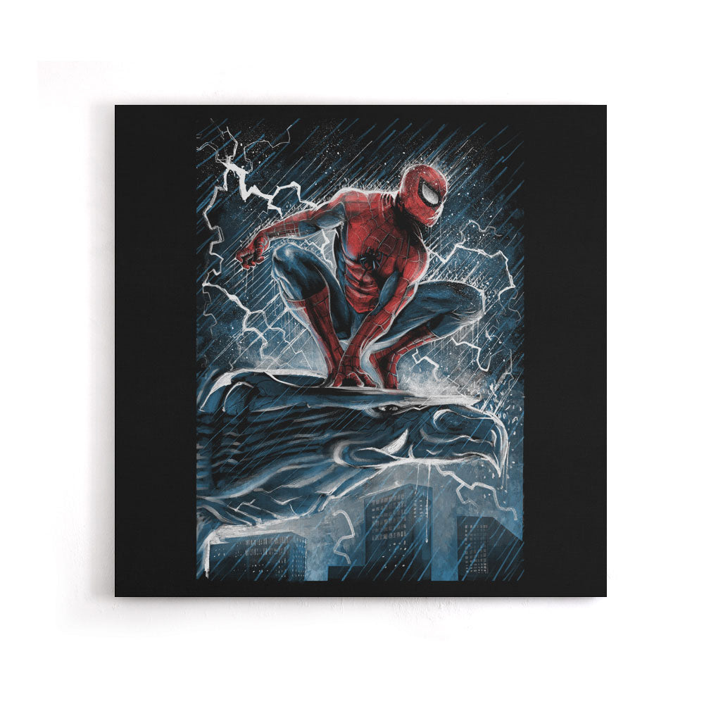 Spider Over the City - Canvas Print