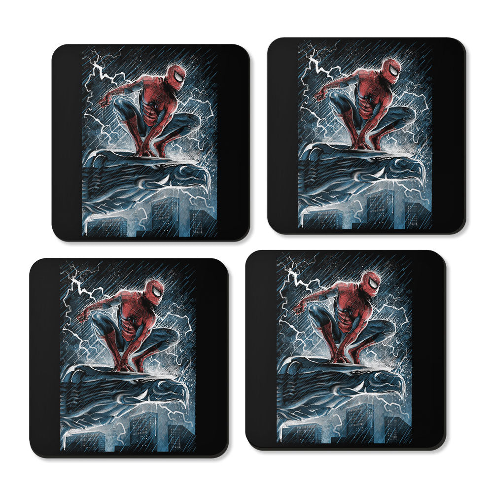 Spider Over the City - Coasters