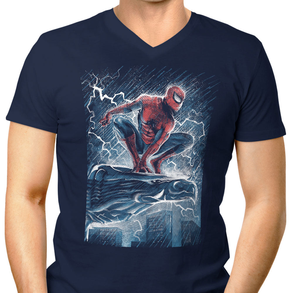 Spider Over the City - Men's V-Neck