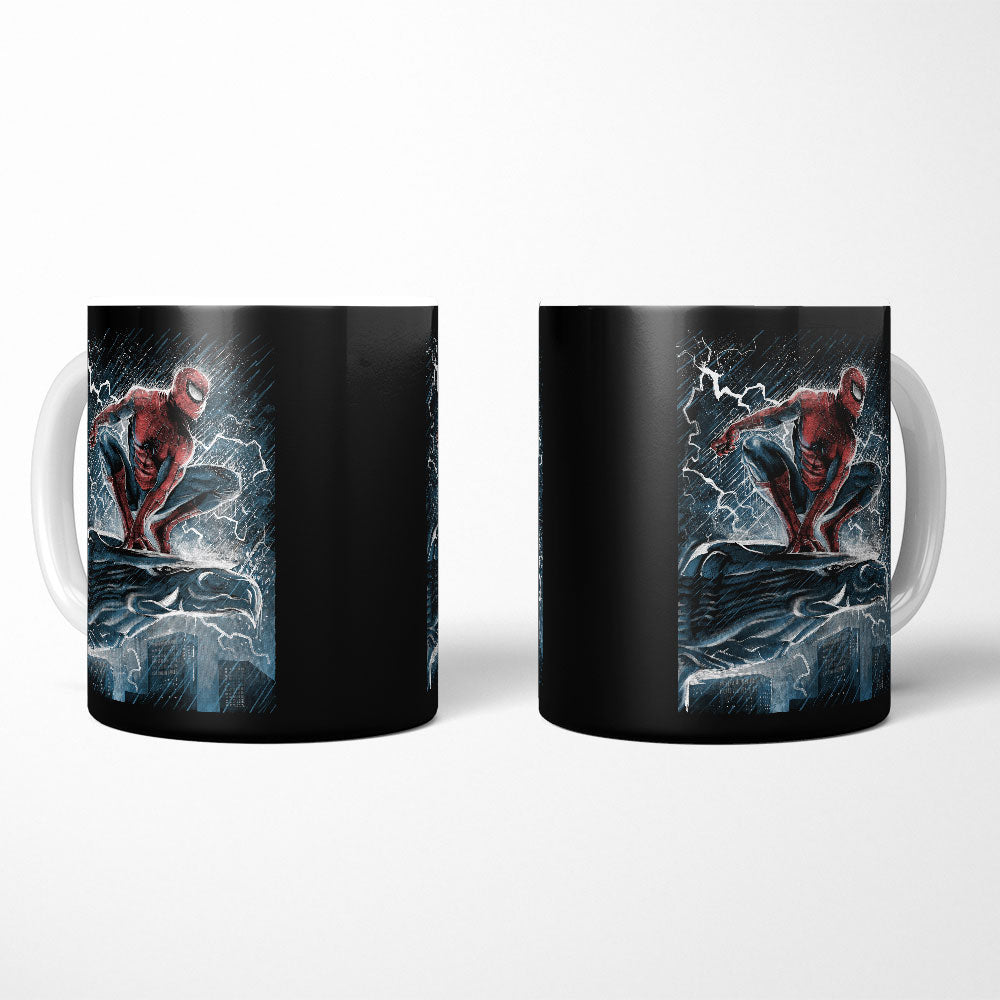 Spider Over the City - Mug