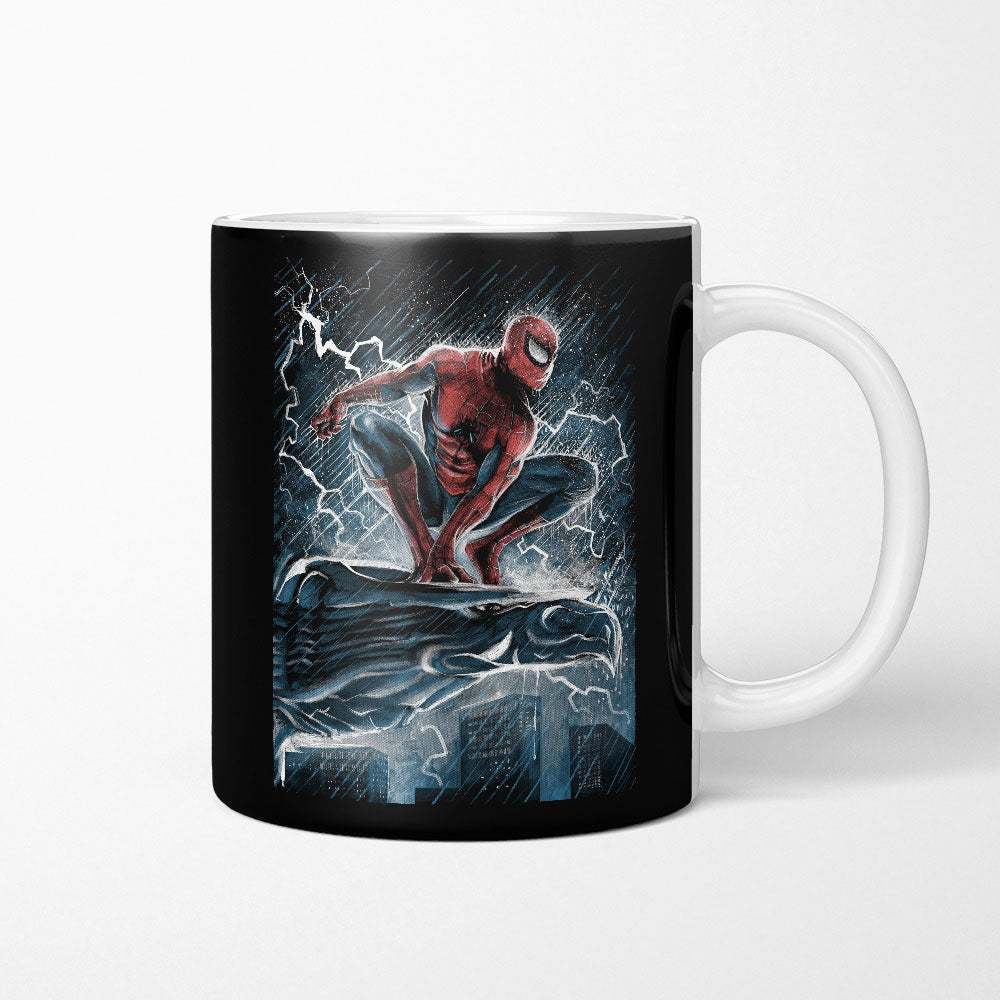 Spider Over the City - Mug