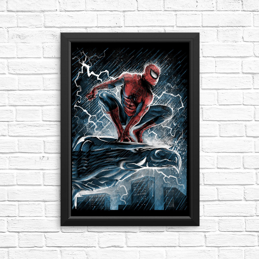 Spider Over the City - Posters & Prints