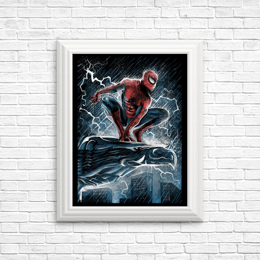 Spider Over the City - Posters & Prints