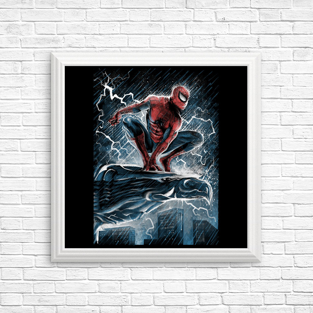 Spider Over the City - Posters & Prints