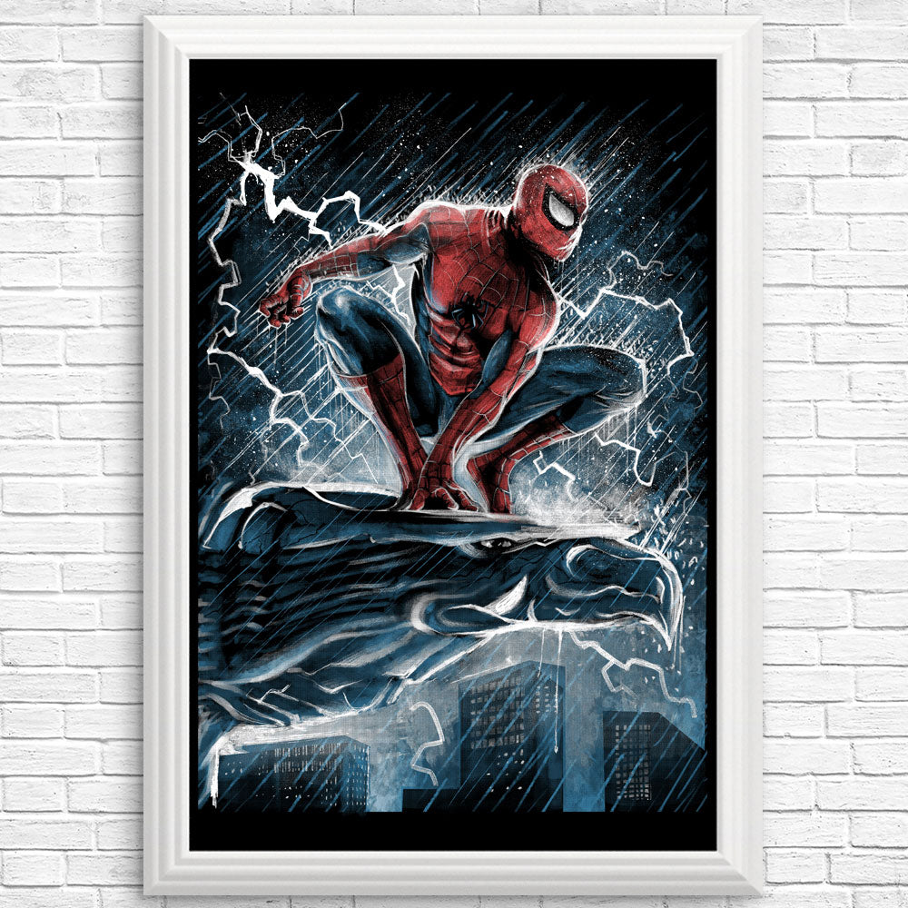 Spider Over the City - Posters & Prints
