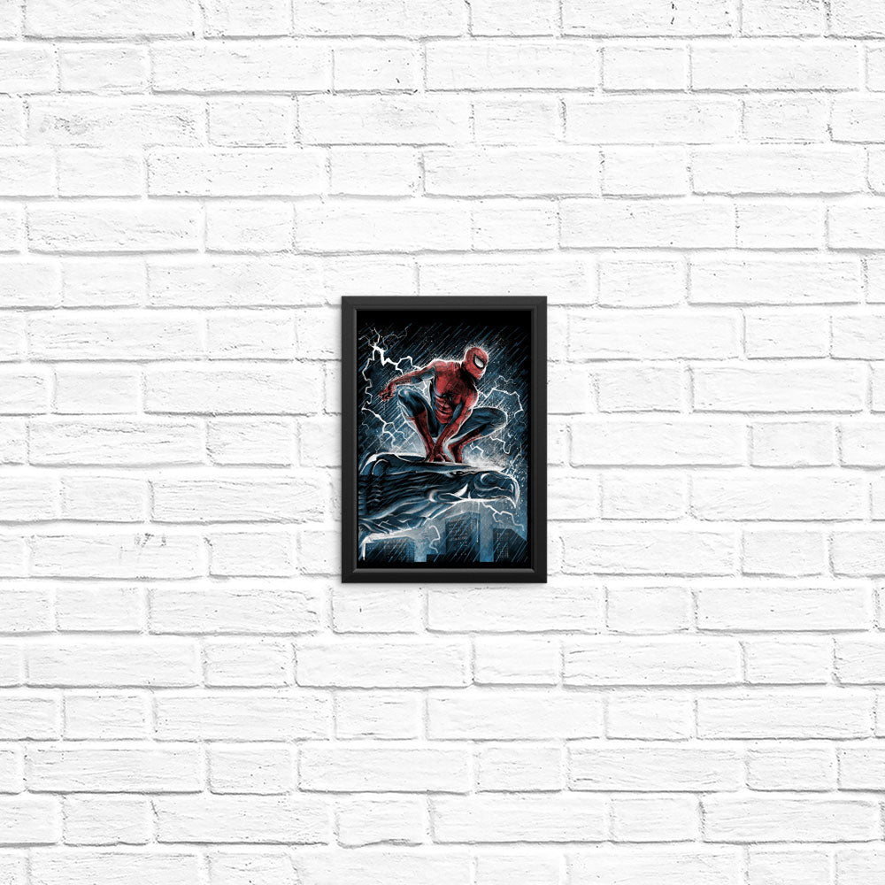 Spider Over the City - Posters & Prints