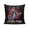 Spider Punk - Throw Pillow