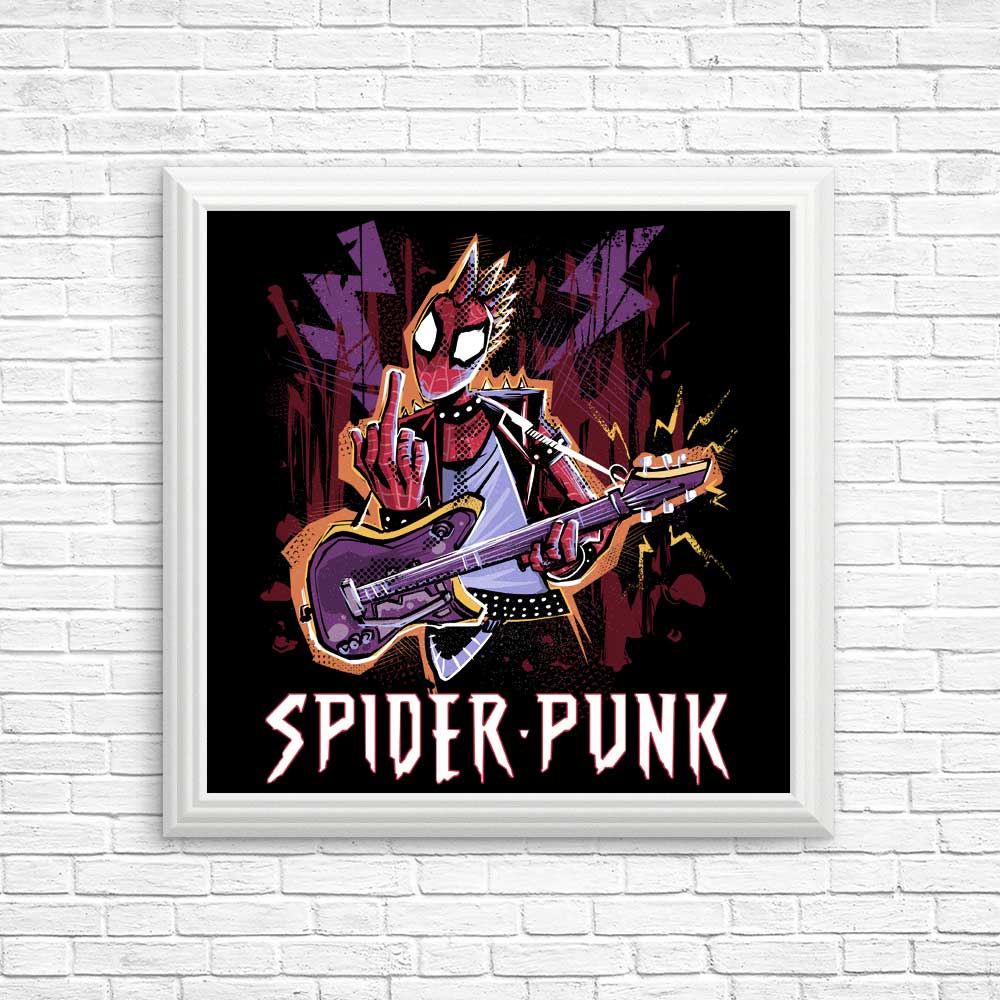 Spider Punk - Posters & Prints – Once Upon a Tee