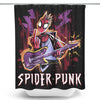 Spider Punk - Shower Curtain