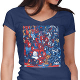 Spiders vs. Symbiotes - Women's V-Neck