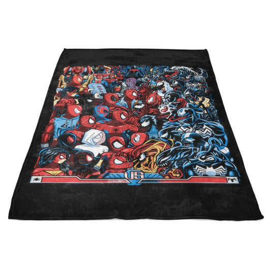 Spiders vs. Symbiotes - Fleece Blanket