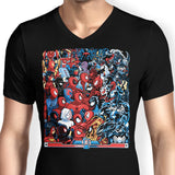 Spiders vs. Symbiotes - Men's V-Neck