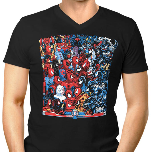 Spiders vs. Symbiotes - Men's V-Neck