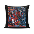 Spiders vs. Symbiotes - Throw Pillow
