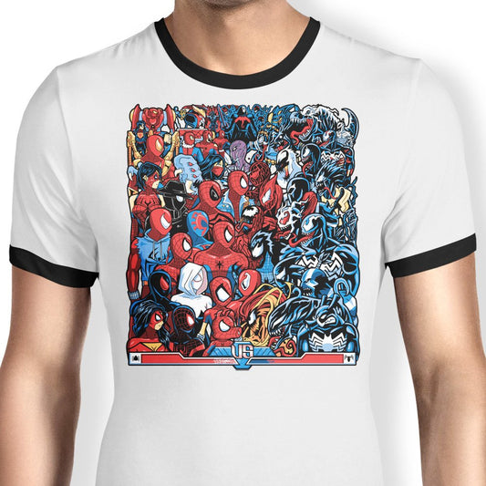 Spiders vs. Symbiotes - Ringer T-Shirt
