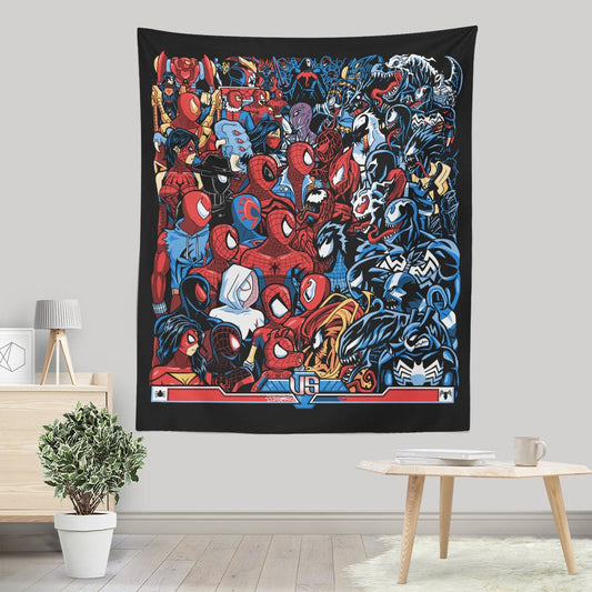 Spiders vs. Symbiotes - Wall Tapestry