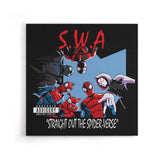 Spiders with Attitude - Canvas Print