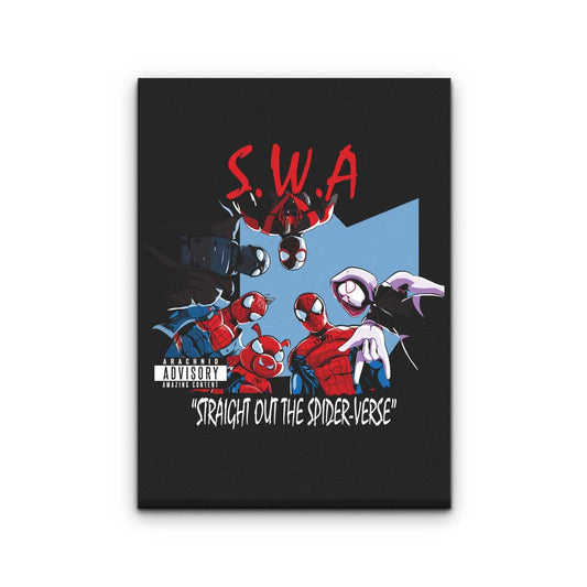 Spiders with Attitude - Canvas Print