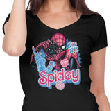 Spidey in NYC - Women's V-Neck
