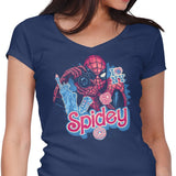 Spidey in NYC - Women's V-Neck