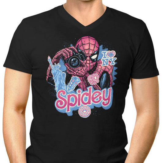 Spidey in NYC - Men's V-Neck